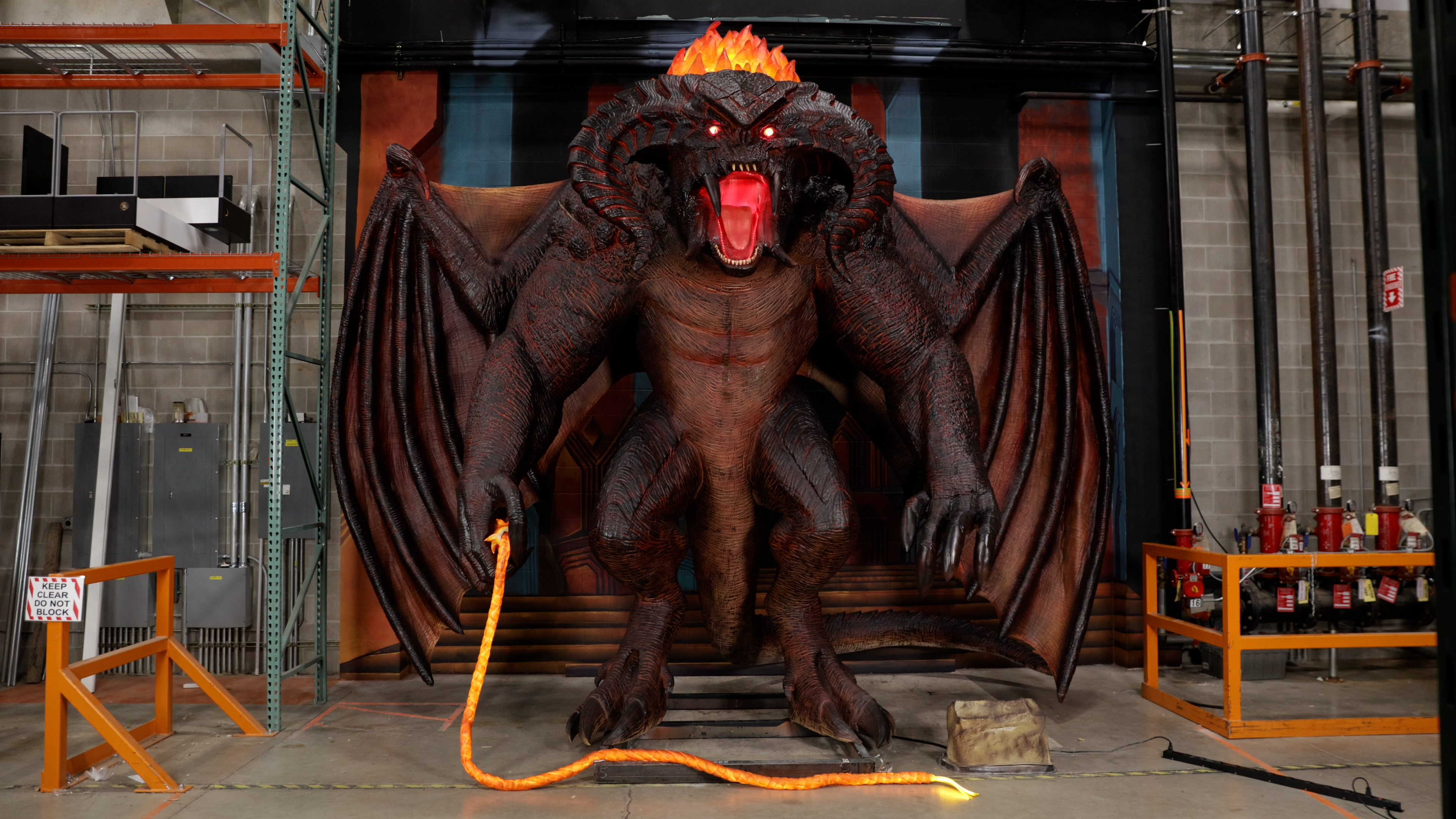 FUN99691-Balrog Animatronic Prop with Sound